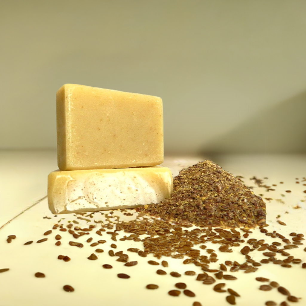 Organic Vegan Flaxseeds Hair Soap