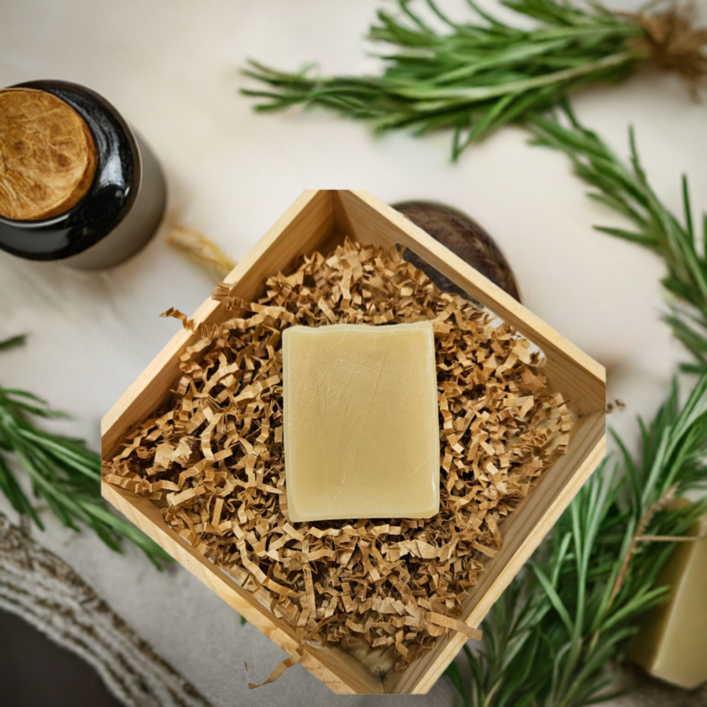 Organic Vegan Rosemary Hair Soap