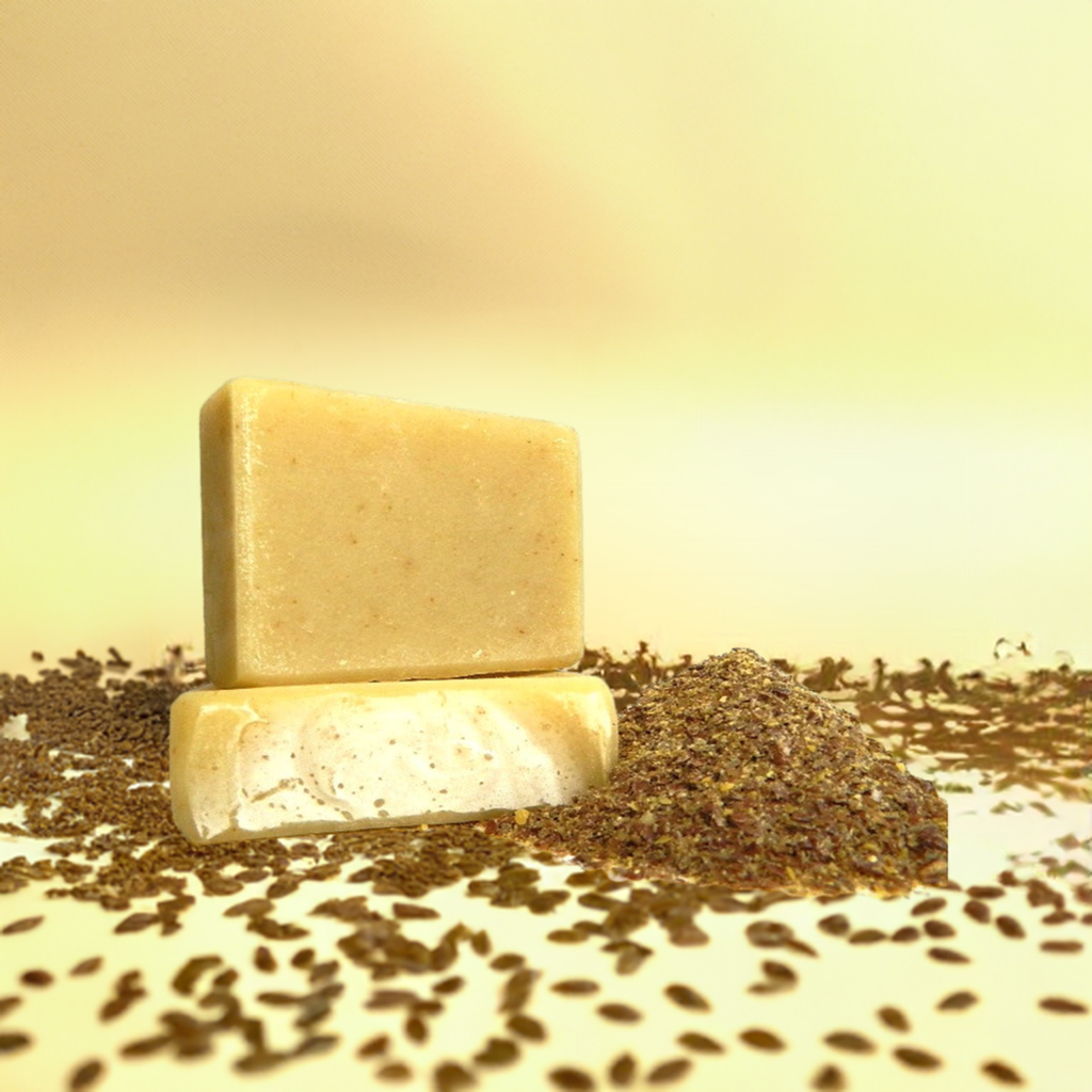 Organic Vegan Flaxseeds Hair Soap