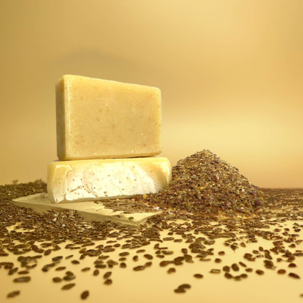 Organic Vegan Flaxseeds Hair Soap